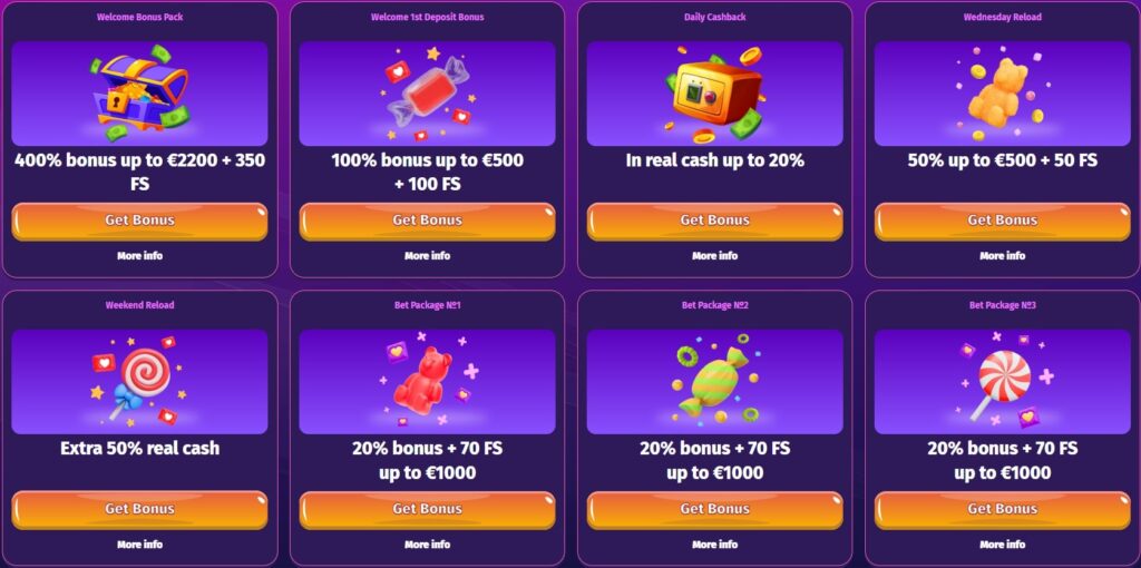 Προσφορές Lolly Spins Casino