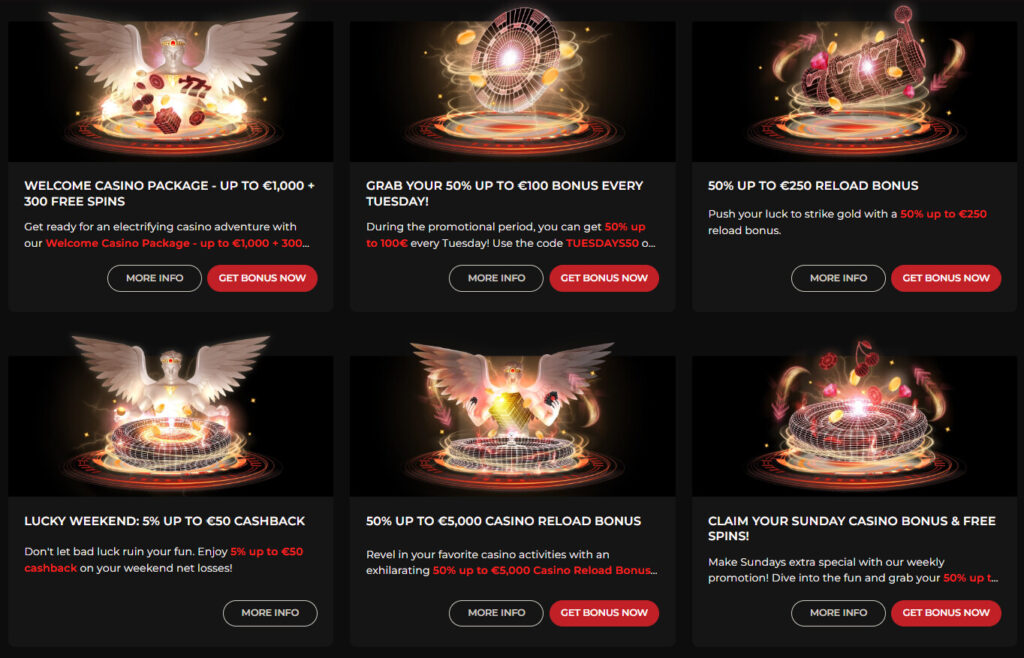 Προσφορές God of Casino