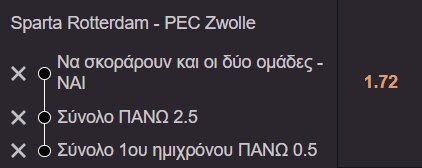 Προγνωστικά Στοιχήματος #1 – 08 Μαρτίου 2026
