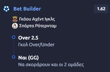 Προγνωστικά Στοιχήματος #2 – 10 Οκτωβρίου 2026